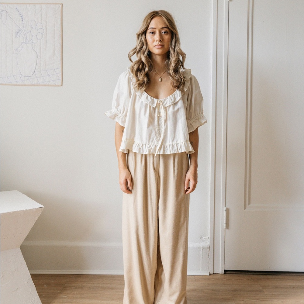 Harly Jae Doll blouse | whipped butter NWOT